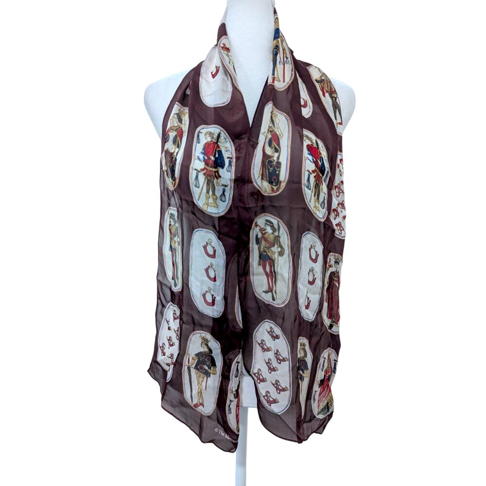 Metropolitan Museum of Art Silk Scarf Cloisters Playing Cards